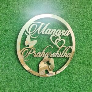 Golden Acrylic Ring - Image 3